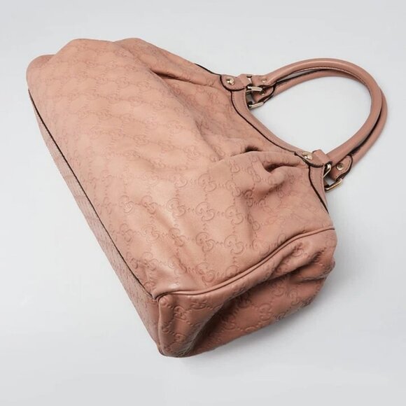 Gucci Blush Pink Guccissima Leather Medium Sukey Tote Bag - Picture 3 of 11